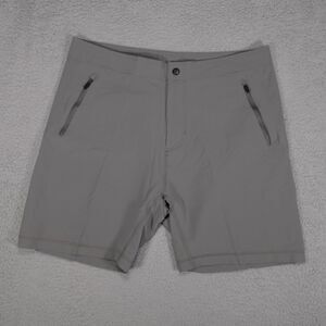 Mark Weldon Shorts Mens XL Gray Nylon Stretch Shorts